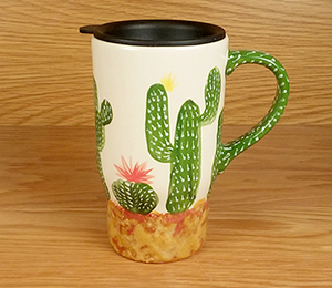 Katy Cactus Travel Mug