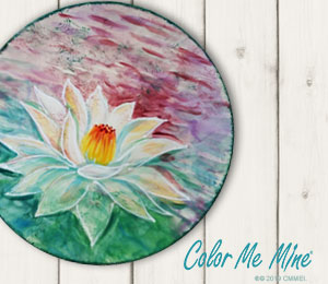 Katy Lotus Flower Plate