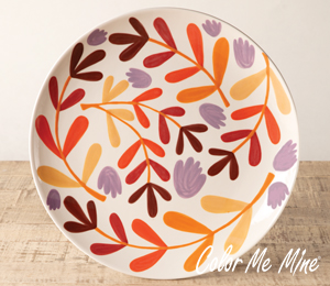 Katy Fall Floral Charger
