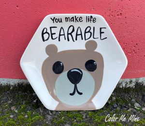 Katy Bearable Plate