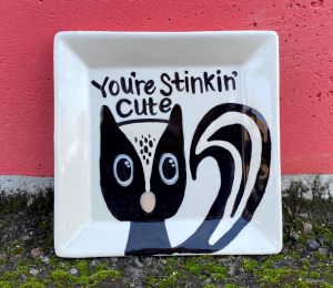 Katy Skunk Plate