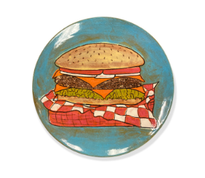 Katy Hamburger Plate