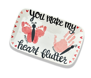 Katy Heart Flutter Print