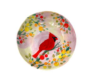 Katy Cardinal Plate