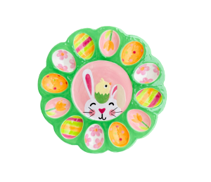 Katy Easter Sherbet Egg Plate