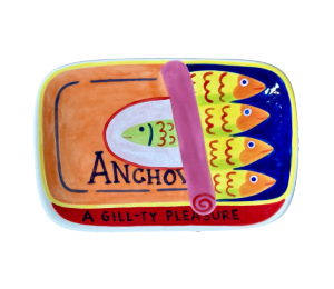 Katy Anchovies App Plate