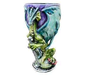 Katy Antique Dragon Goblet