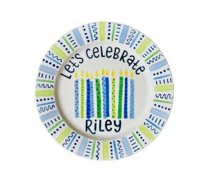 Katy Let's Celebrate Plate